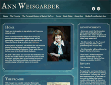Tablet Screenshot of annweisgarber.com